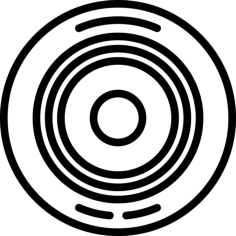 Camera Lens Stencil Svg Design File, Free Vectors File